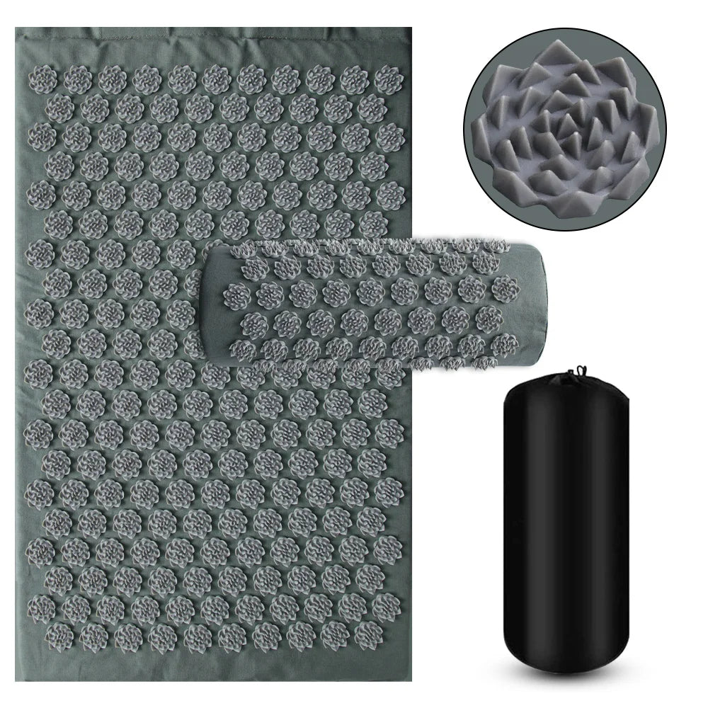 Shiatsu Acupressure Mat & Massage Pillow