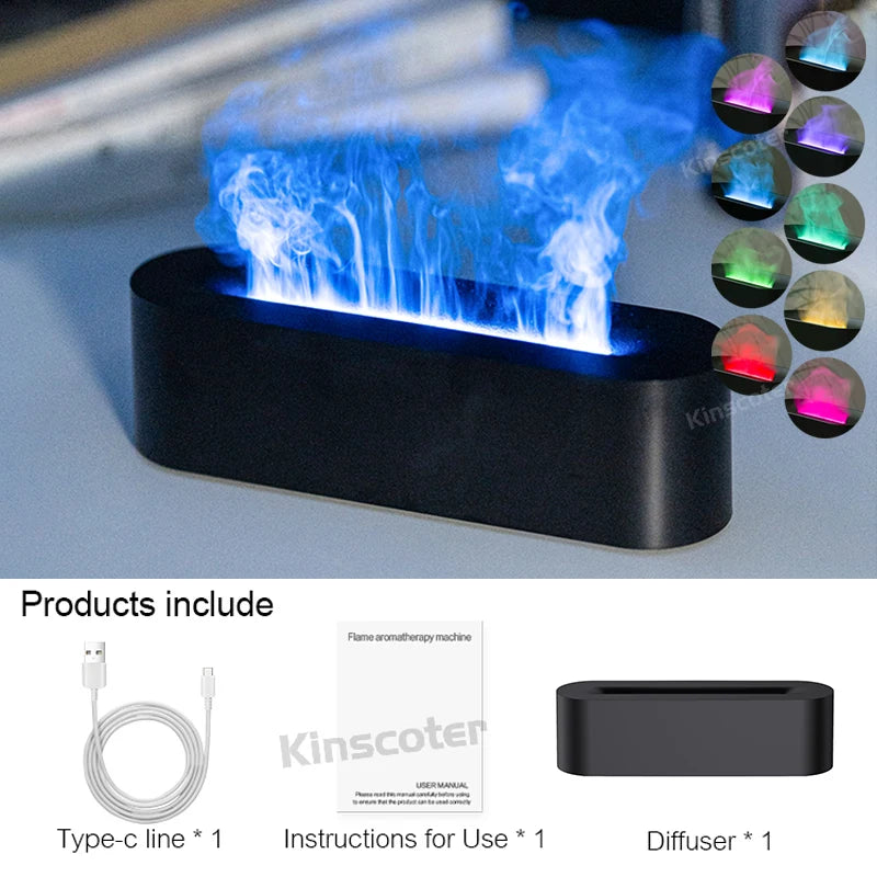 KINSCOTER Flame Aroma Diffuser