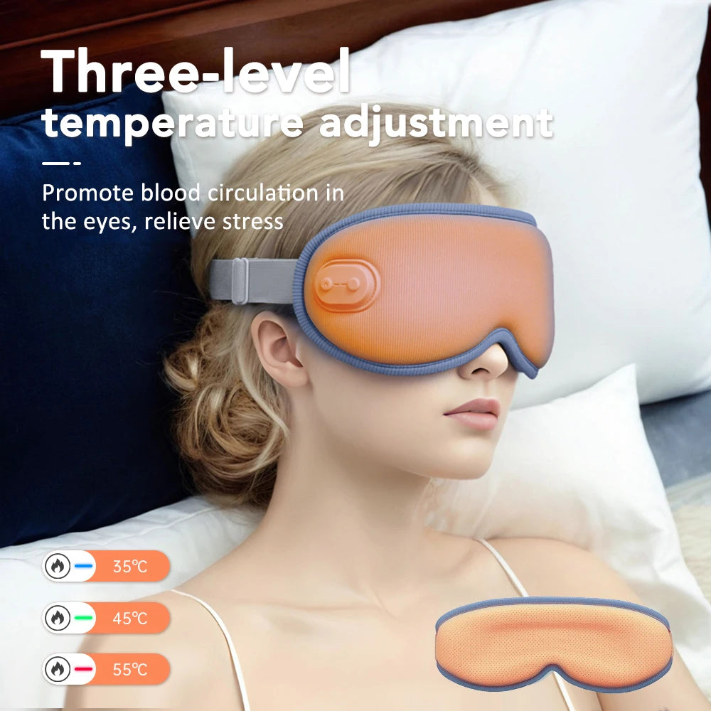 3D Massage Hot Compress Sleep Mask