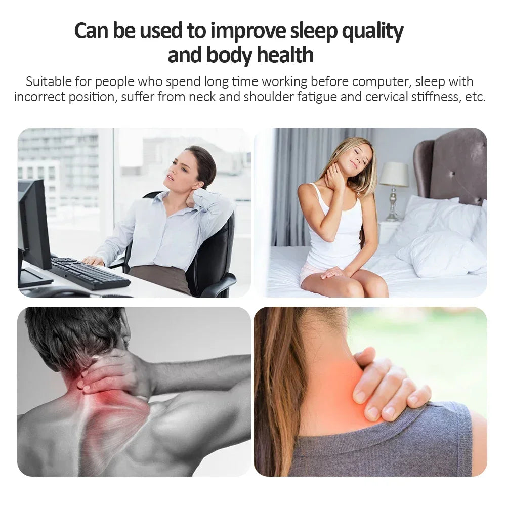 Magnetic Self-Heating Neck Support Belt