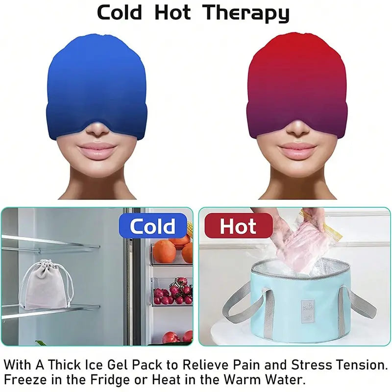 Gel Ice Head Wrap – Migraine & Pain Relief