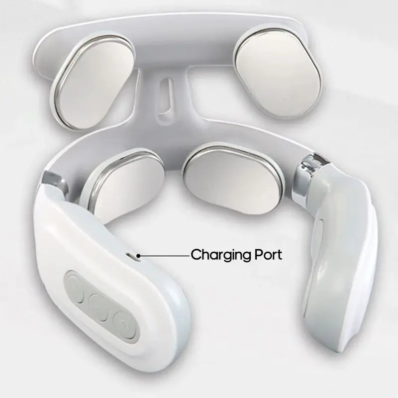 4-Head USB Heated Cervical Neck Massager