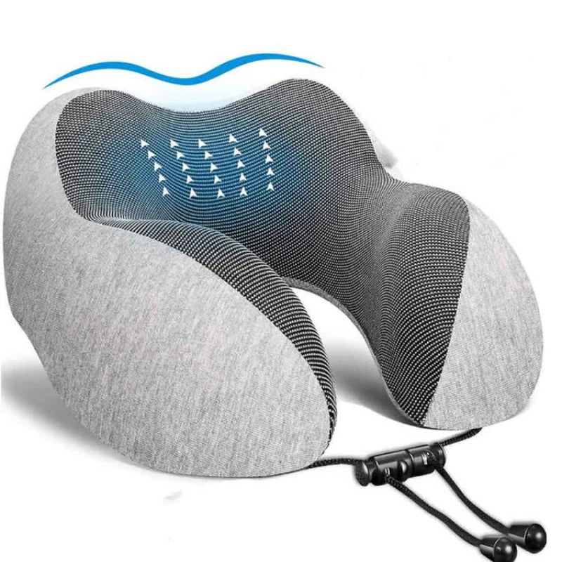 U-Shaped Memory Foam Travel Neck Pillow