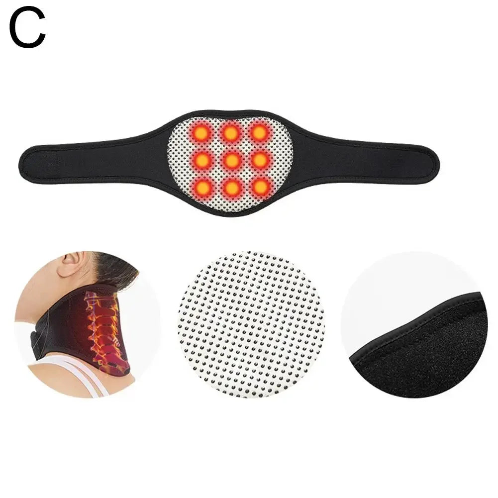 Self-Heating Magnetic Neck Brace