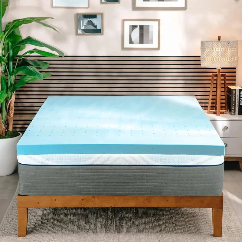 4" Cooling Gel Memory Foam Topper