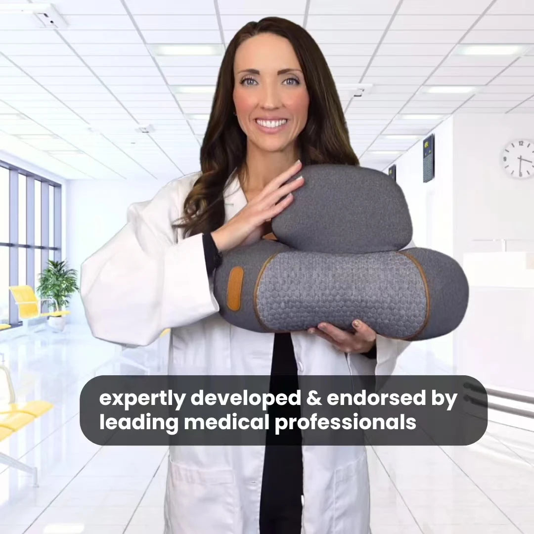 3-in-1 Heated Neck & Spine Massage Pillow