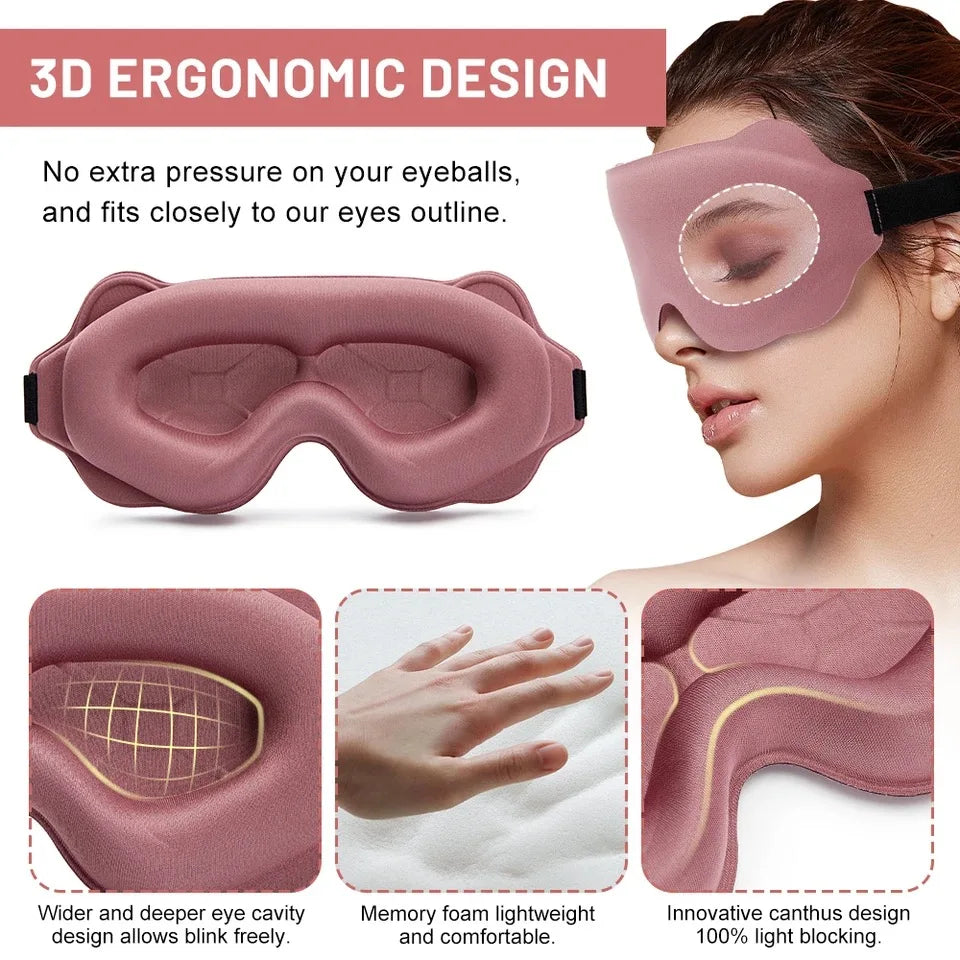 3D Sleep Mask Blindfold Eye Patch