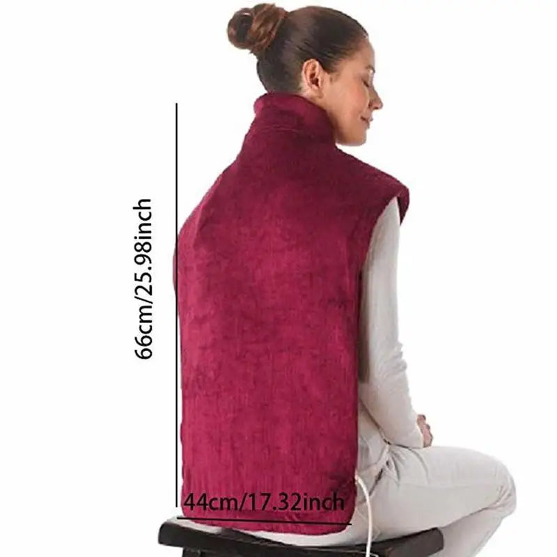 Flannel Heating Wrap for Neck & Back