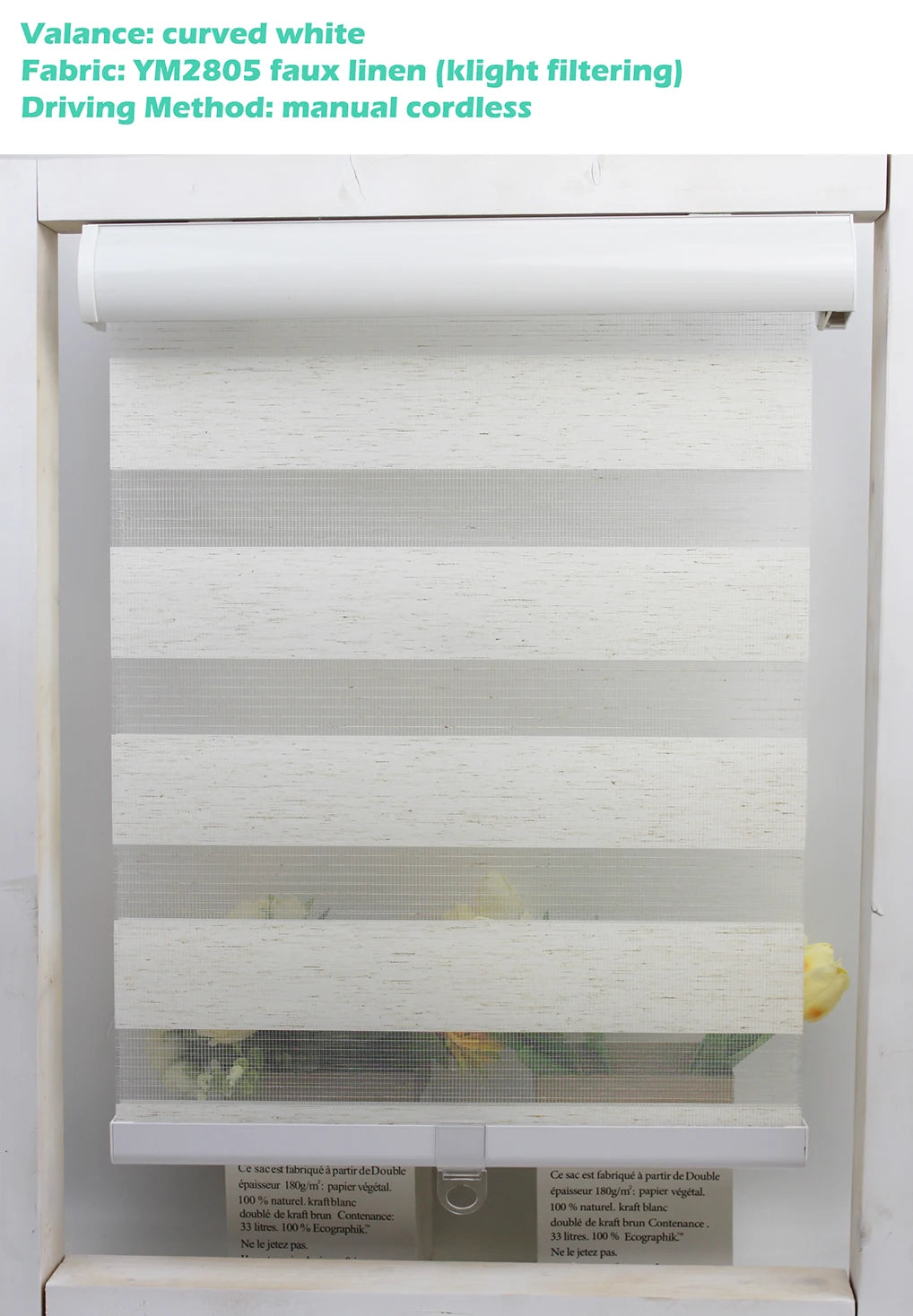 Custom Motorized Zebra Blinds – Day & Night